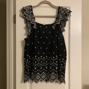 BOGO! Old Navy Eyelet Embroidered Blouse